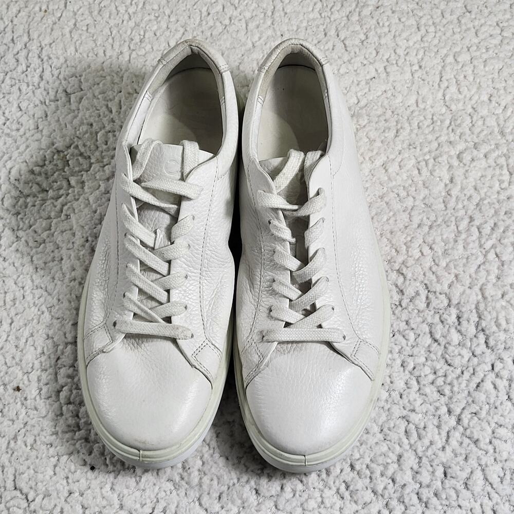 ECCO SOFT 60 W LACE UP SHOES WHITE SHOE SNEAKERS Womens Size 10-10.5